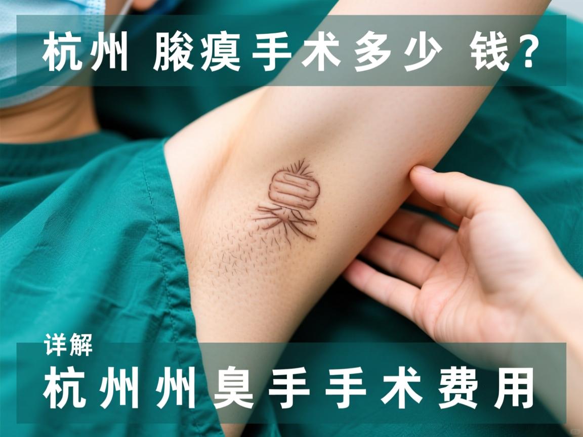 杭州腋臭手术多少钱?详解杭州腋臭手术费用 杭州腋臭手术多少钱?详解杭州腋臭手术费用