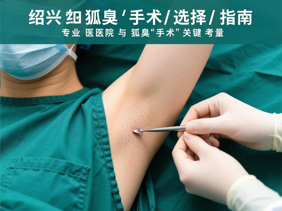 绍兴狐臭手术选择指南,专业医院与狐臭手术的关键考量 绍兴狐臭手术选择指南,专业医院与狐臭手术的关键考量