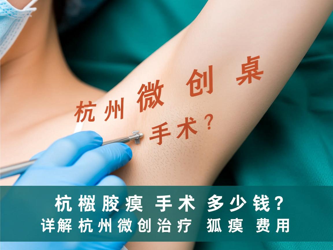 杭州腋臭微创手术多少钱?详解杭州微创治疗狐臭费用 杭州腋臭微创手术多少钱?详解杭州微创治疗狐臭费用