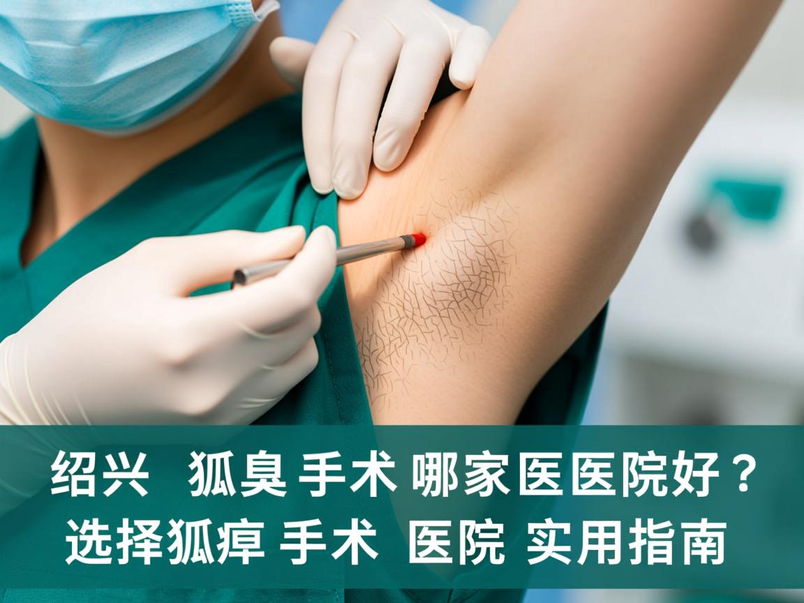 在绍兴做狐臭手术哪家医院好?选择狐臭手术医院的实用指南 在绍兴做狐臭手术哪家医院好?选择狐臭手术医院的实用指南