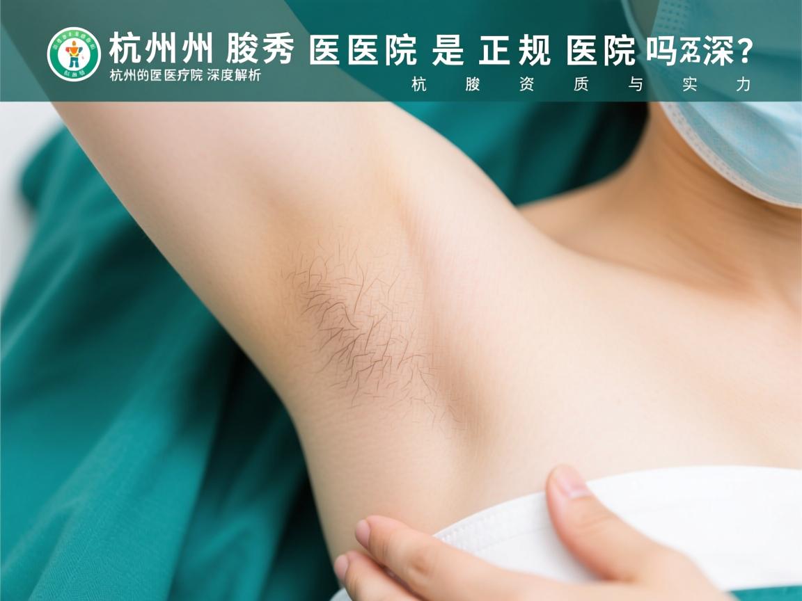 杭州腋秀医院是正规医院吗?深度解析杭州腋秀医院的资质与实力 杭州腋秀医院是正规医院吗?深度解析杭州腋秀医院的资质与实力