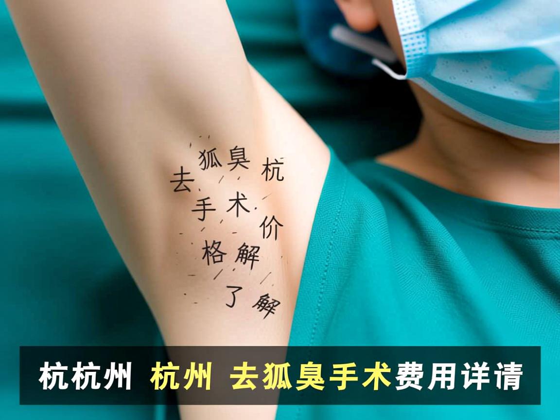 杭州去狐臭手术价格解析,了解杭州去狐臭手术费用详情 杭州去狐臭手术价格解析,了解杭州去狐臭手术费用详情