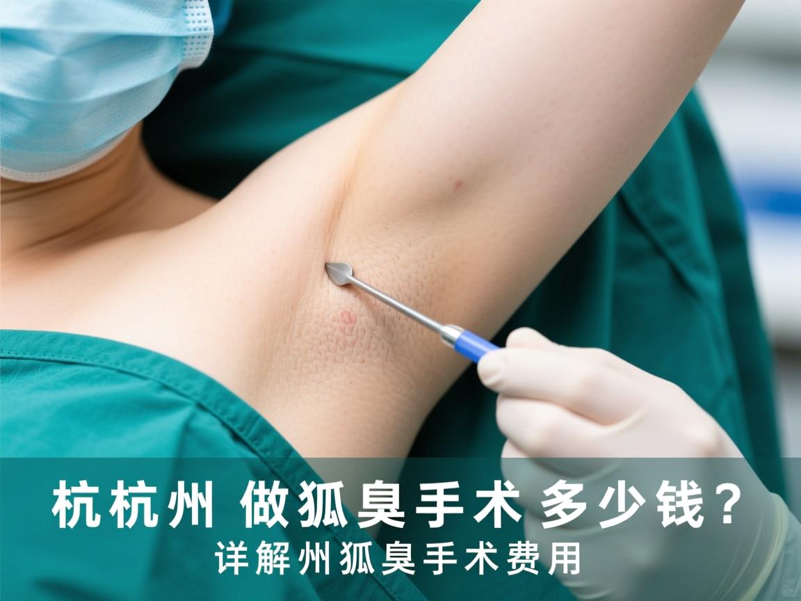 杭州做狐臭手术多少钱?详解杭州狐臭手术费用 杭州做狐臭手术多少钱?详解杭州狐臭手术费用