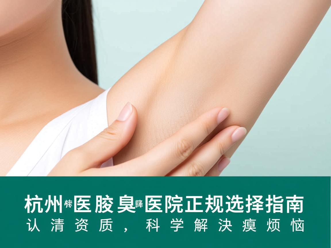 杭州腋臭医院正规选择指南,认清资质,科学解决腋臭烦恼 杭州腋臭医院正规选择指南,认清资质,科学解决腋臭烦恼