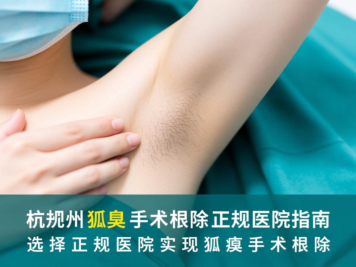 杭州狐臭手术根除正规医院指南,选择正规医院实现狐臭手术根除 杭州狐臭手术根除正规医院指南,选择正规医院实现狐臭手术根除