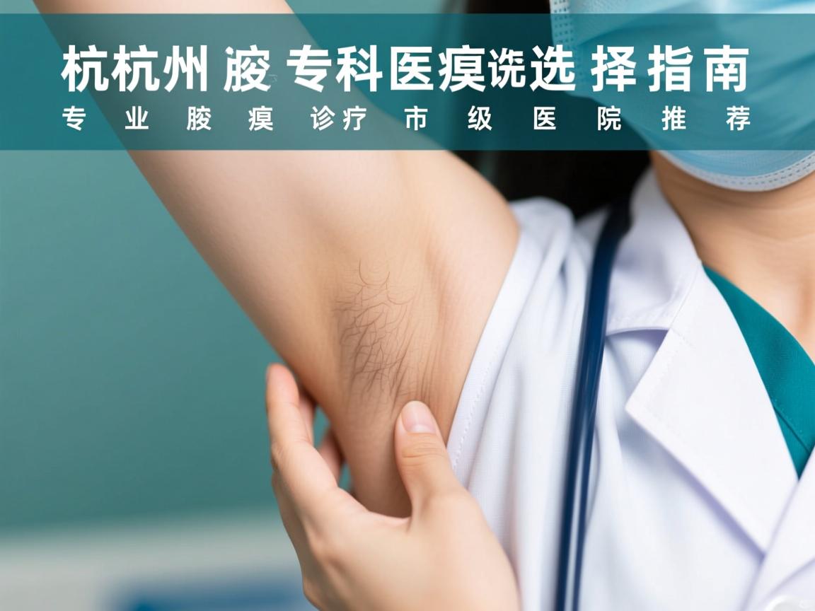 杭州腋臭专科医院选择指南,专业腋臭诊疗的市级医院推荐 杭州腋臭专科医院选择指南,专业腋臭诊疗的市级医院推荐