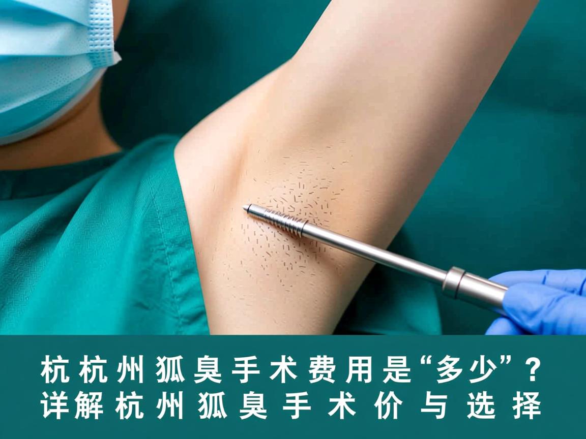 杭州狐臭手术费用是多少?详解杭州狐臭手术价格与选择 杭州狐臭手术费用是多少?详解杭州狐臭手术价格与选择
