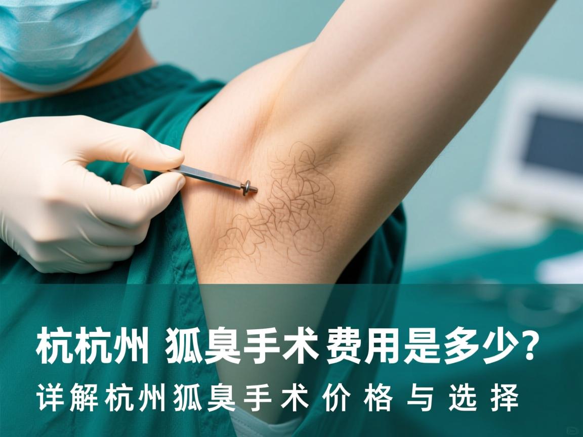 杭州狐臭手术费用是多少?详解杭州狐臭手术价格与选择 杭州狐臭手术费用是多少?详解杭州狐臭手术价格与选择