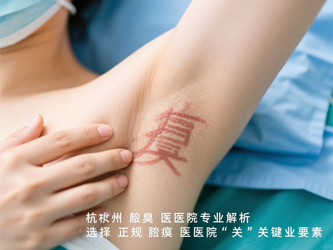杭州腋臭医院专业解析,选择正规腋臭医院的关键要素 杭州腋臭医院专业解析,选择正规腋臭医院的关键要素