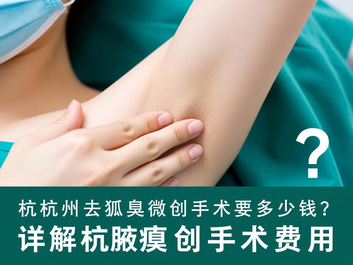 杭州去狐臭微创手术要多少钱?详解杭州腋臭微创手术费用 杭州去狐臭微创手术要多少钱?详解杭州腋臭微创手术费用