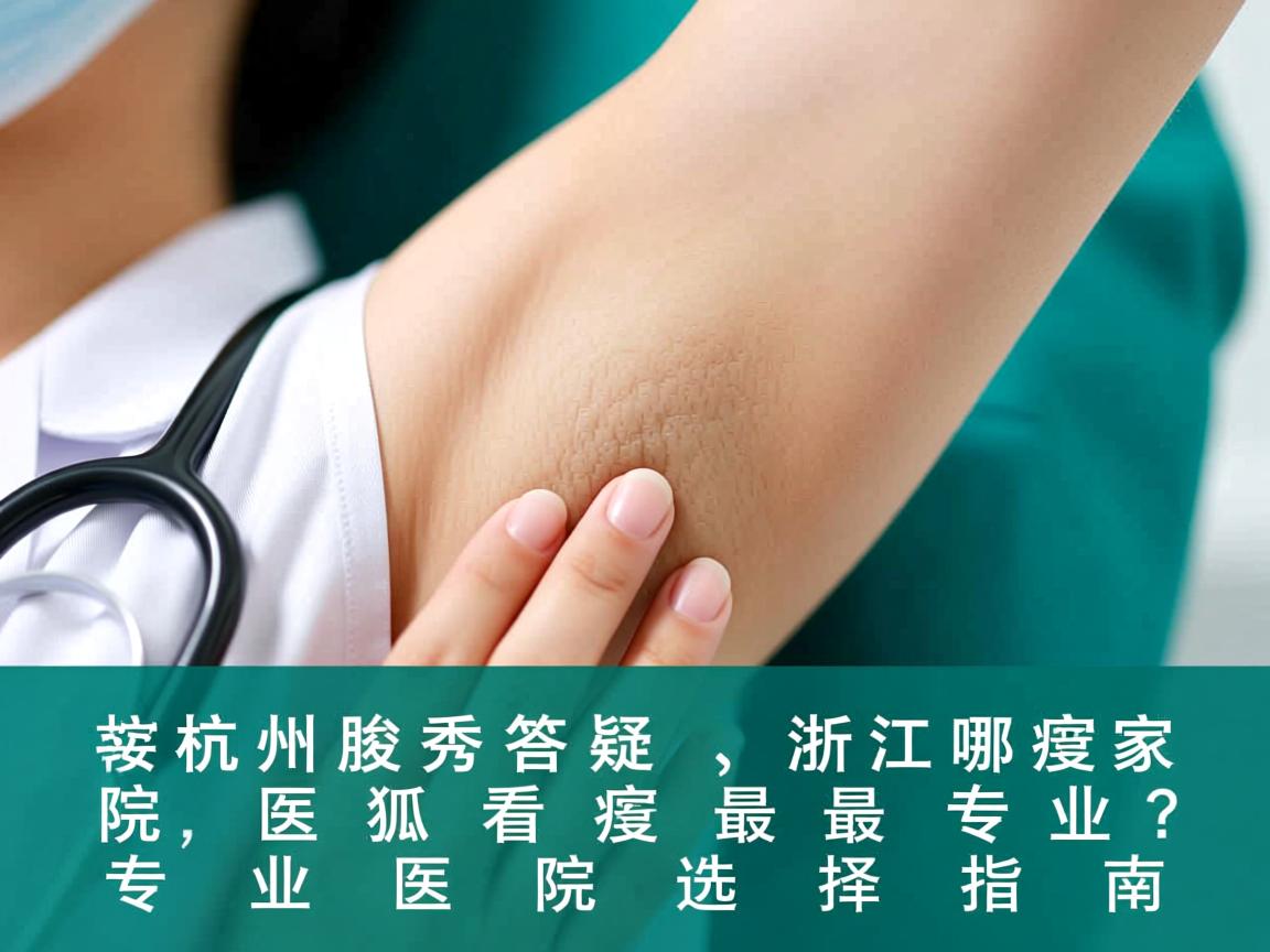 杭州腋秀答疑,浙江哪家医院看狐臭最专业?专业医院选择指南 杭州腋秀答疑,浙江哪家医院看狐臭最专业?专业医院选择指南