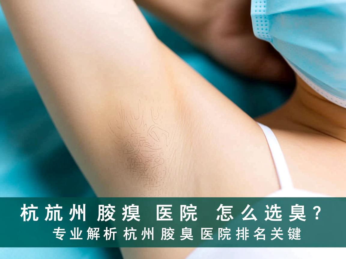 杭州腋臭医院怎么选？专业解析杭州腋臭医院排名关键