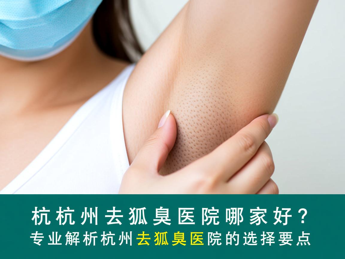 杭州去狐臭医院哪家好？专业解析杭州去狐臭医院的选择要点