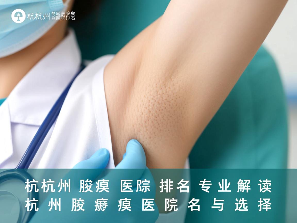 杭州腋臭医院排名，专业解读杭州腋臭医院排名与选择
