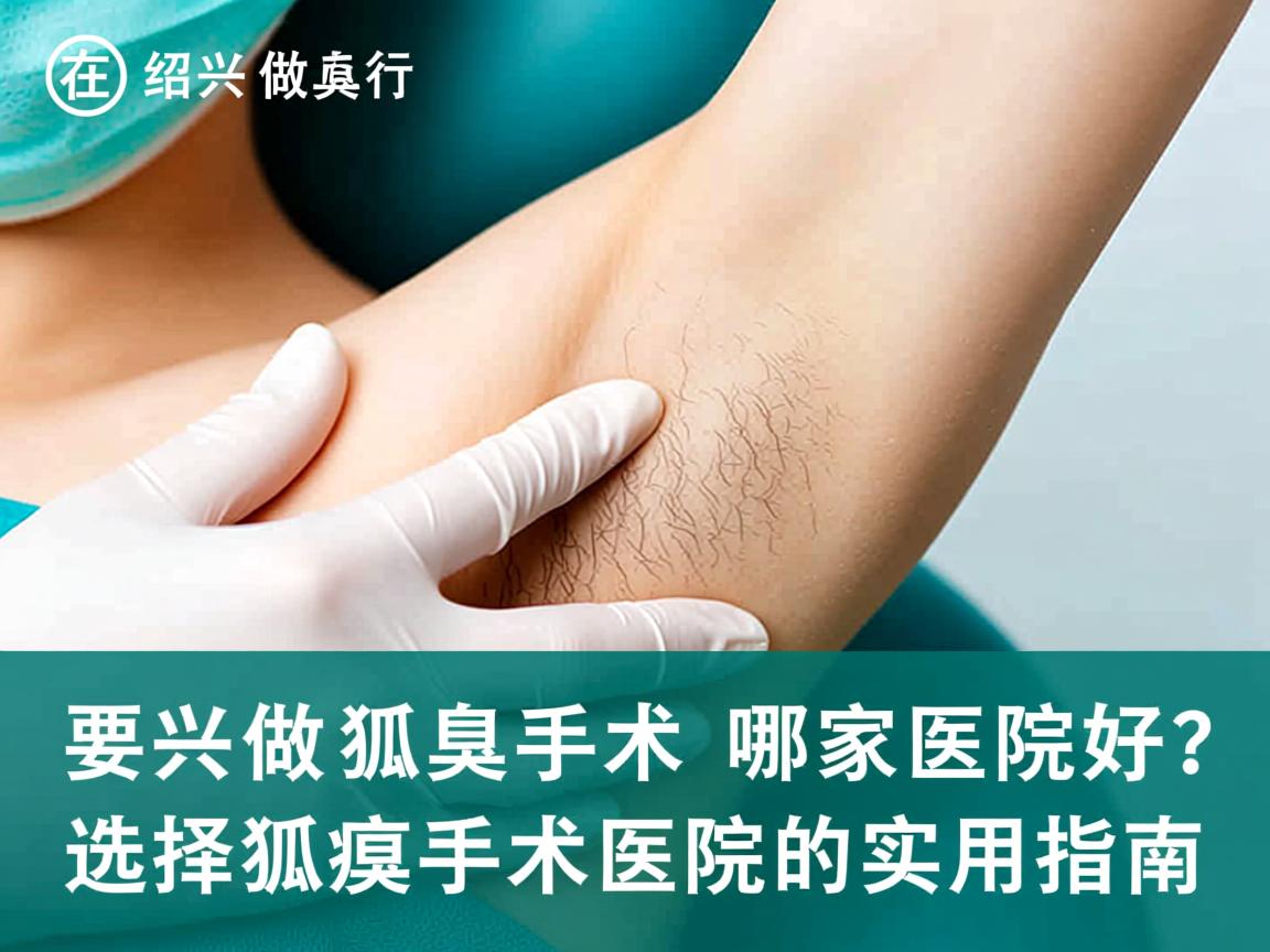 在绍兴做狐臭手术哪家医院好？选择狐臭手术医院的实用指南