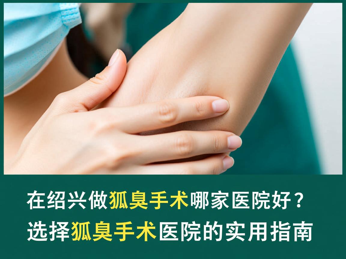 在绍兴做狐臭手术哪家医院好？选择狐臭手术医院的实用指南
