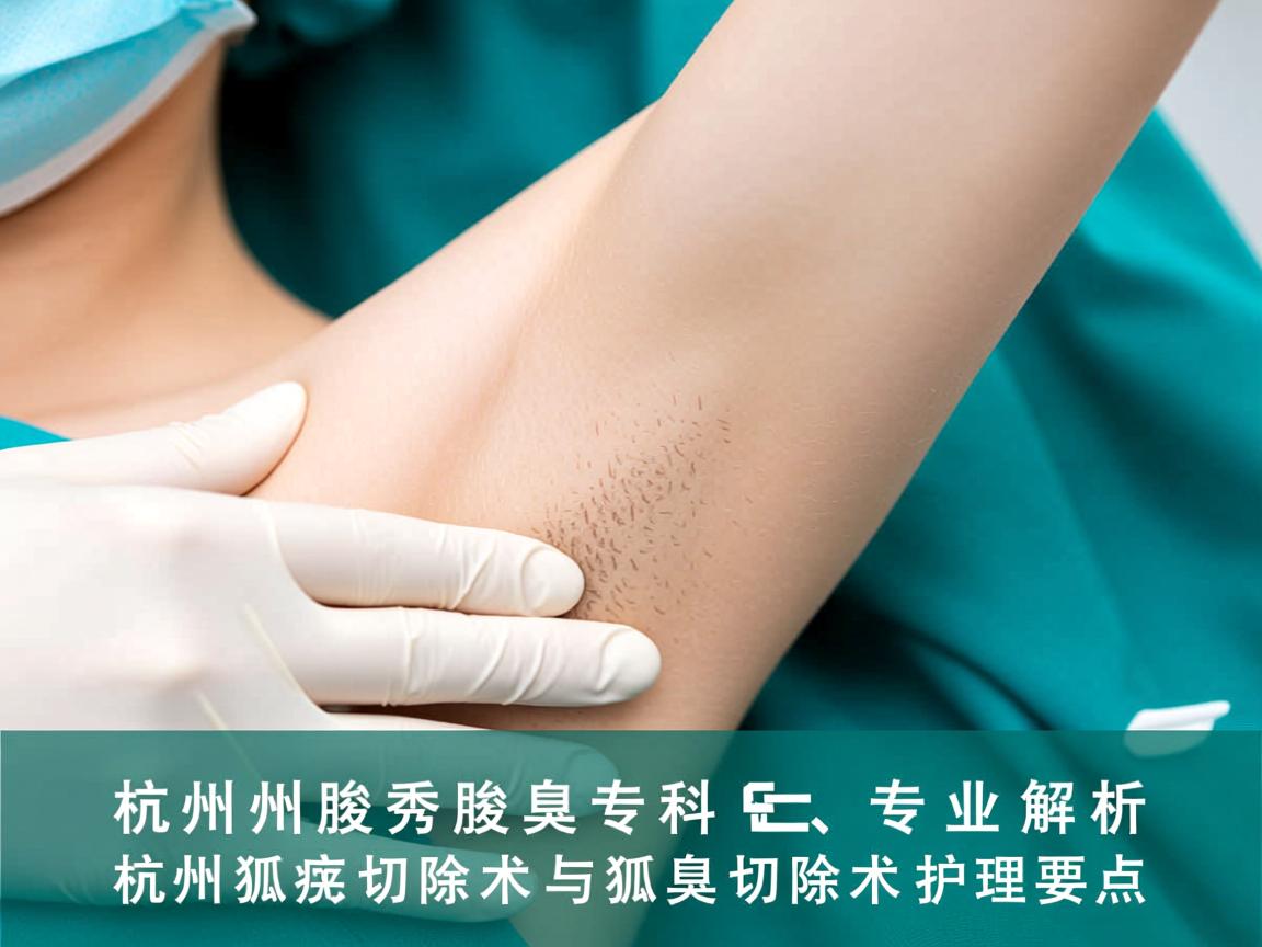 杭州腋秀腋臭专科，专业解析杭州狐臭切除术与狐臭切除术护理要点