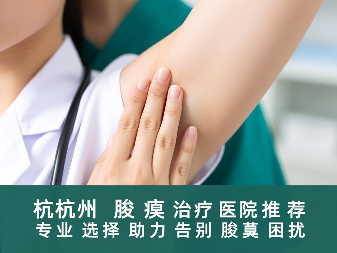 杭州腋臭治疗医院推荐，专业选择助力告别腋臭困扰