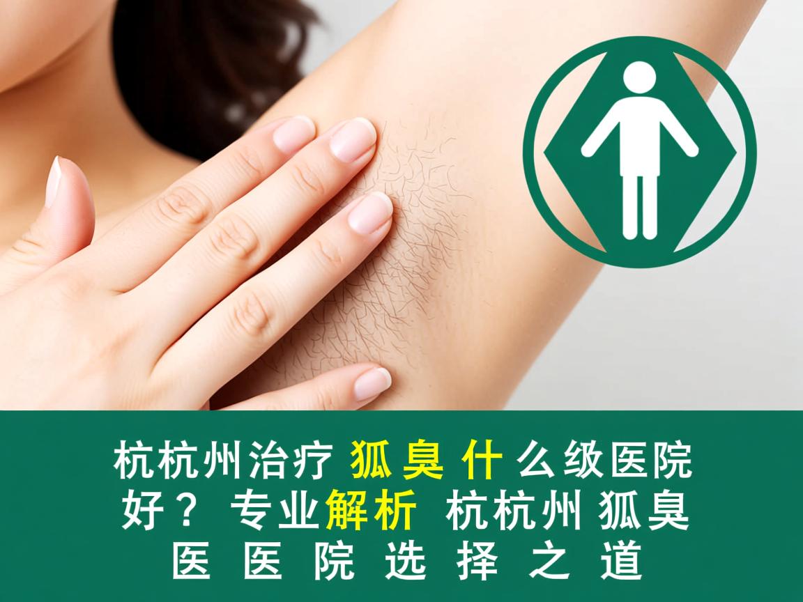 杭州治疗狐臭什么医院好？专业解析杭州狐臭医院选择之道