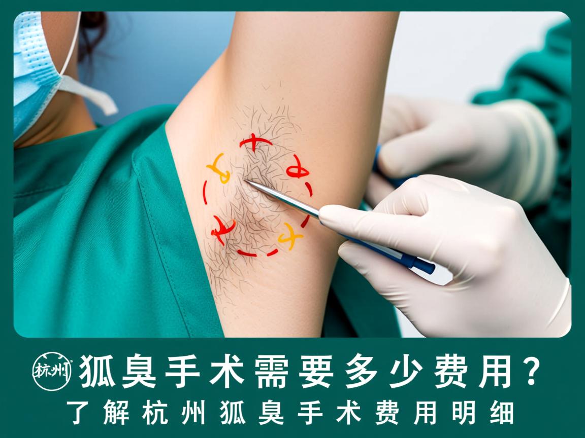 杭州狐臭手术需要多少费用？了解杭州狐臭手术费用明细