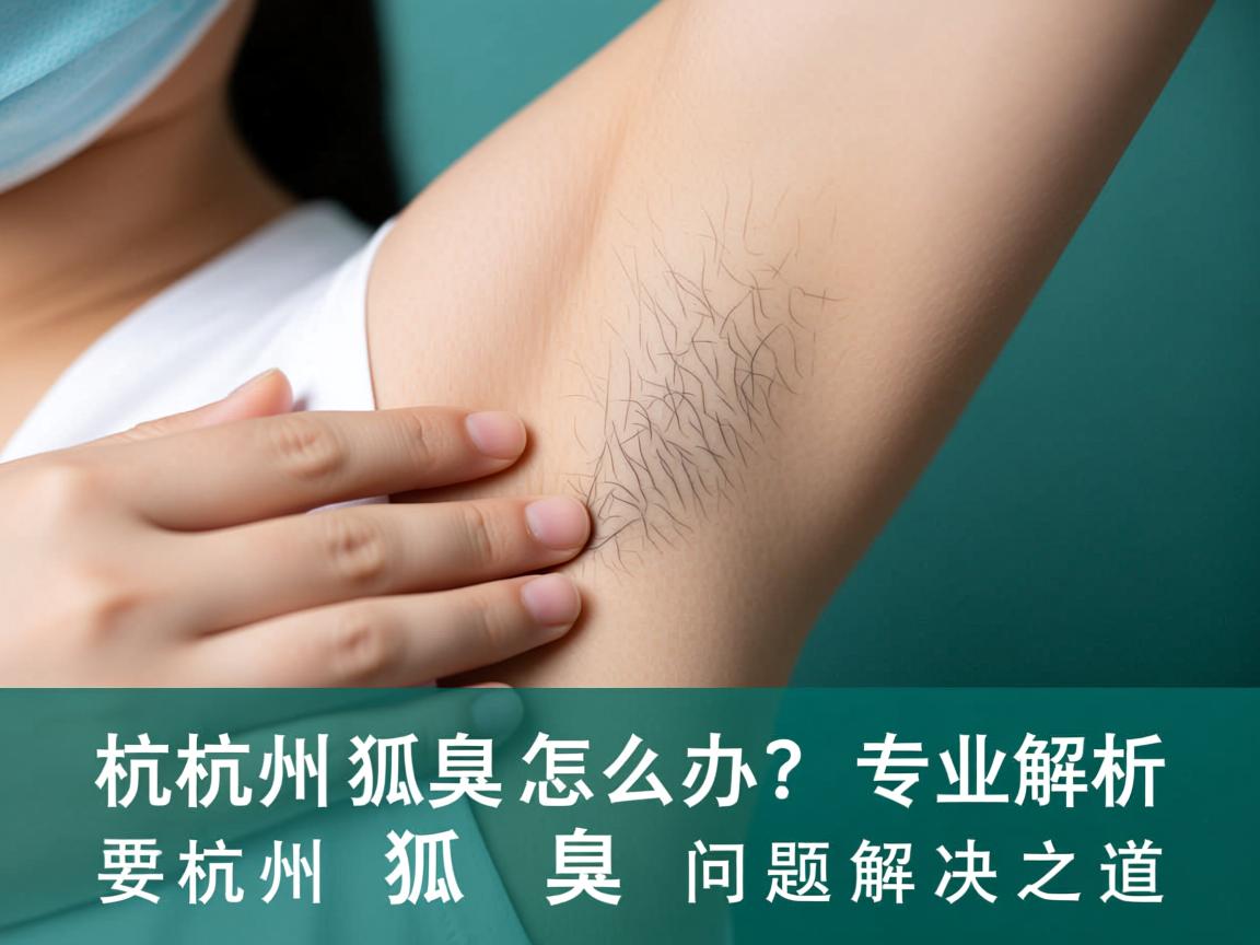 杭州狐臭怎么办？专业解析杭州狐臭问题解决之道