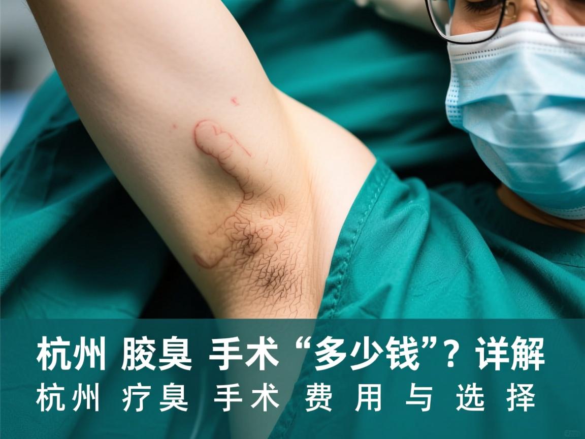 杭州腋臭手术多少钱?详解杭州腋臭手术费用与选择 杭州腋臭手术多少钱?详解杭州腋臭手术费用与选择