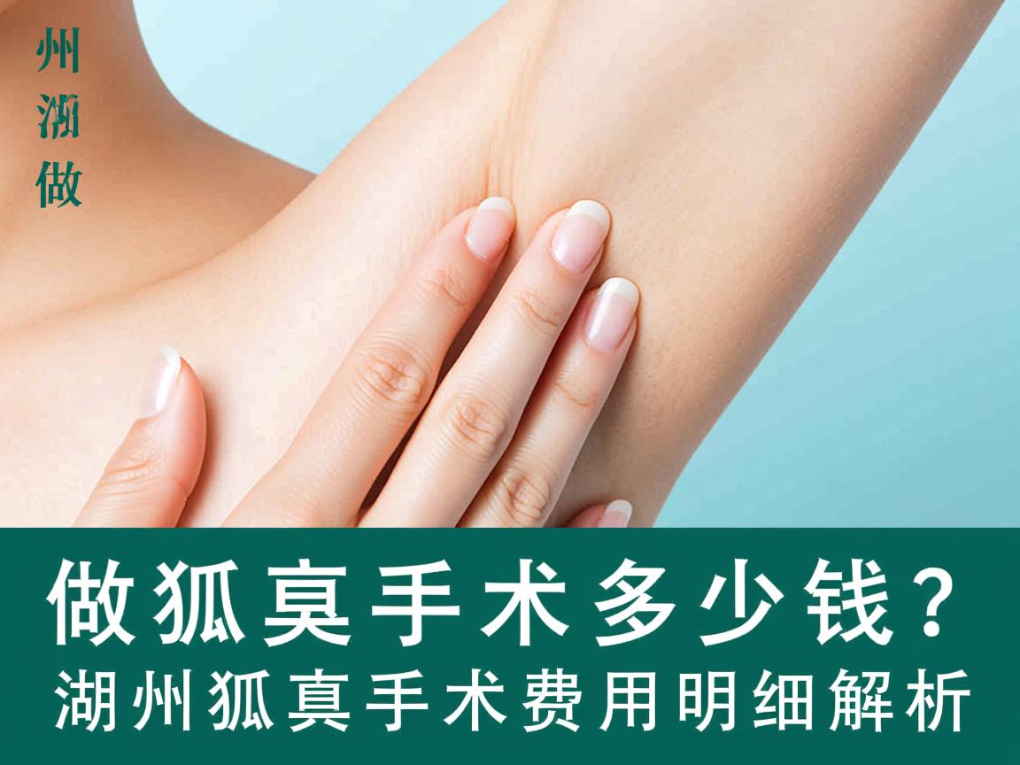 在湖州做狐臭手术多少钱?湖州狐臭手术费用明细解析 在湖州做狐臭手术多少钱?湖州狐臭手术费用明细解析