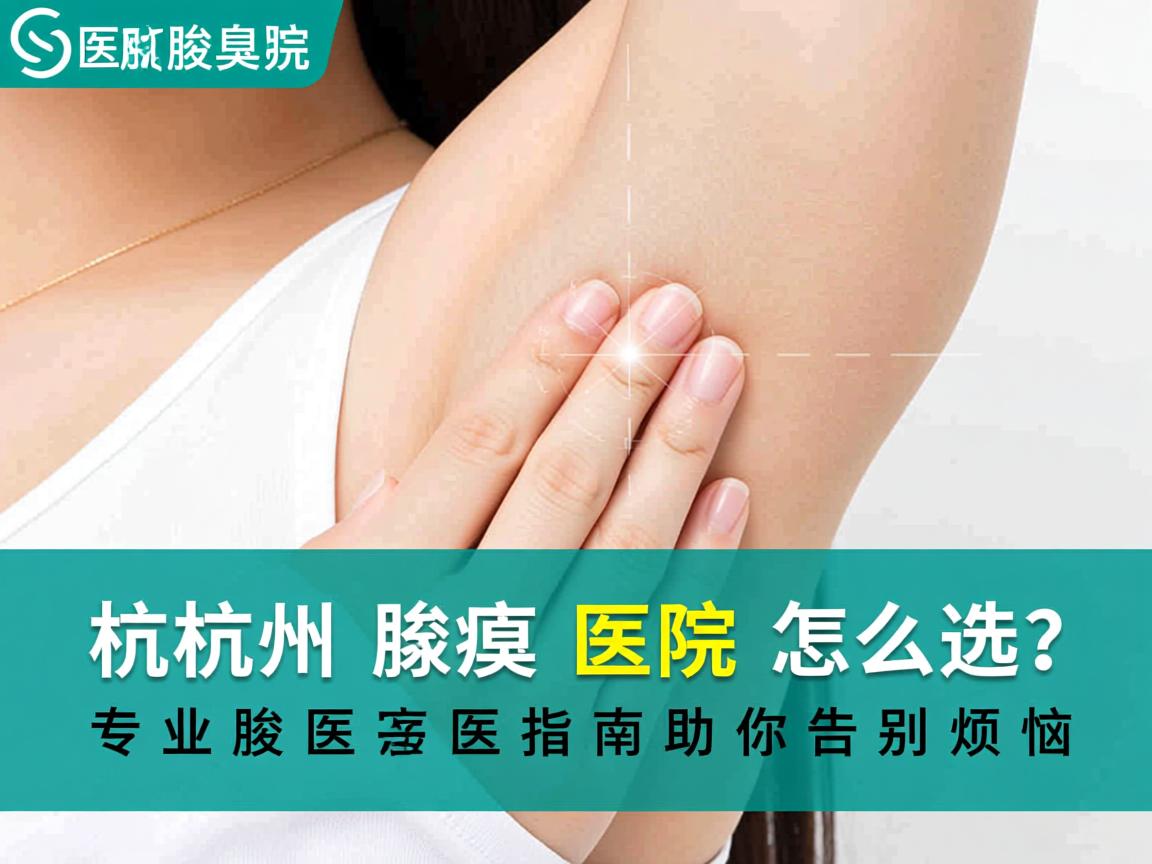 杭州腋臭医院怎么选?专业腋臭医院指南助你告别烦恼 杭州腋臭医院怎么选?专业腋臭医院指南助你告别烦恼