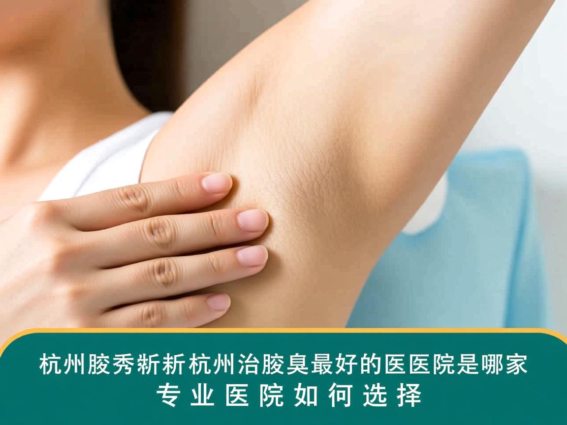 杭州腋秀解析，杭州治腋臭最好的医院是哪家，专业医院如何选择