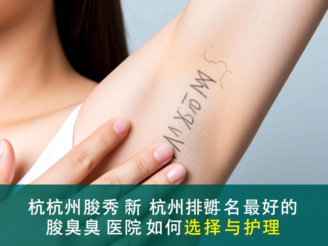 杭州腋秀解析，杭州排名最好的腋臭医院如何选择与护理