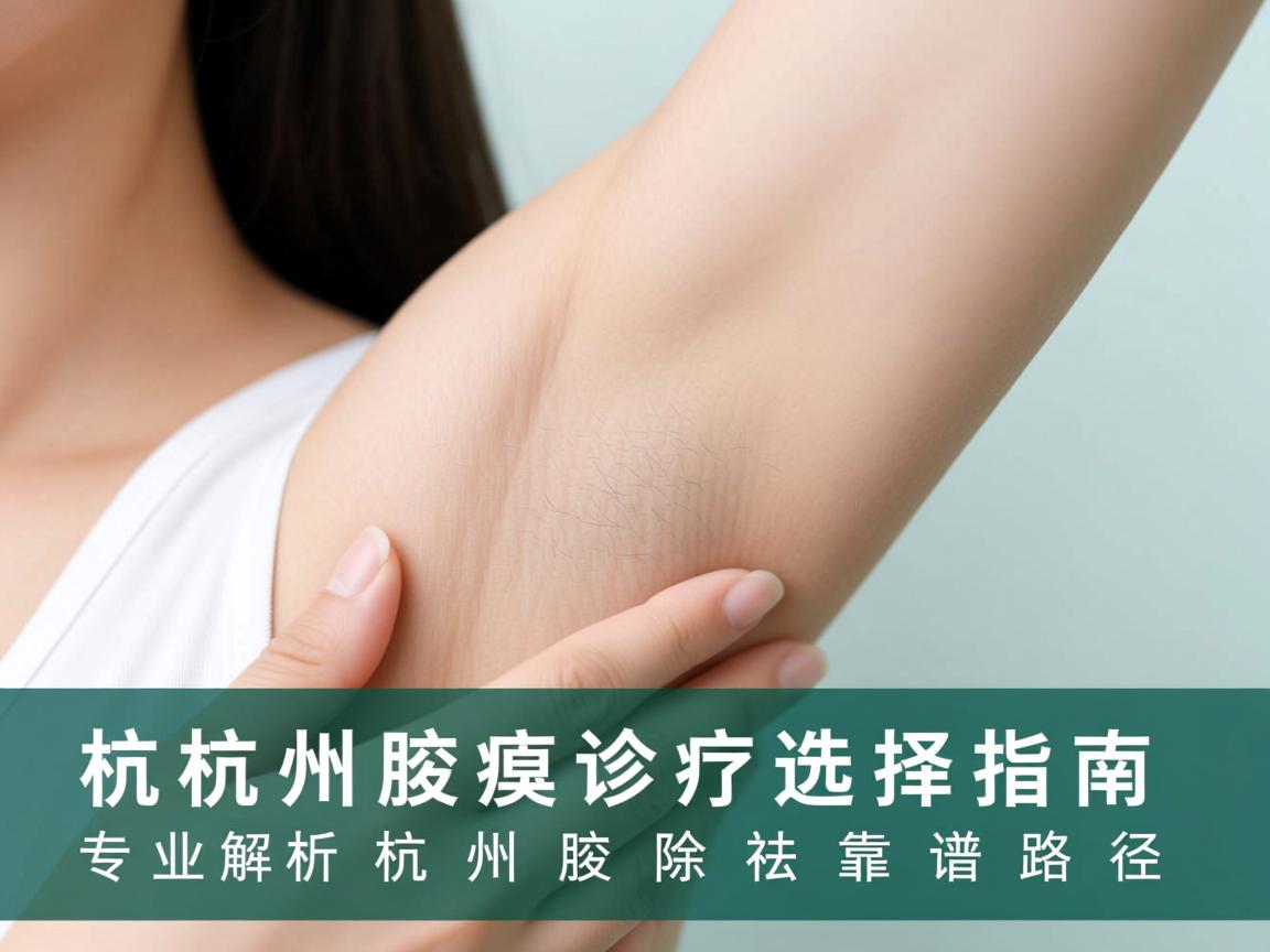 杭州腋臭诊疗选择指南,专业解析杭州腋臭祛除的靠谱路径 杭州腋臭诊疗选择指南,专业解析杭州腋臭祛除的靠谱路径