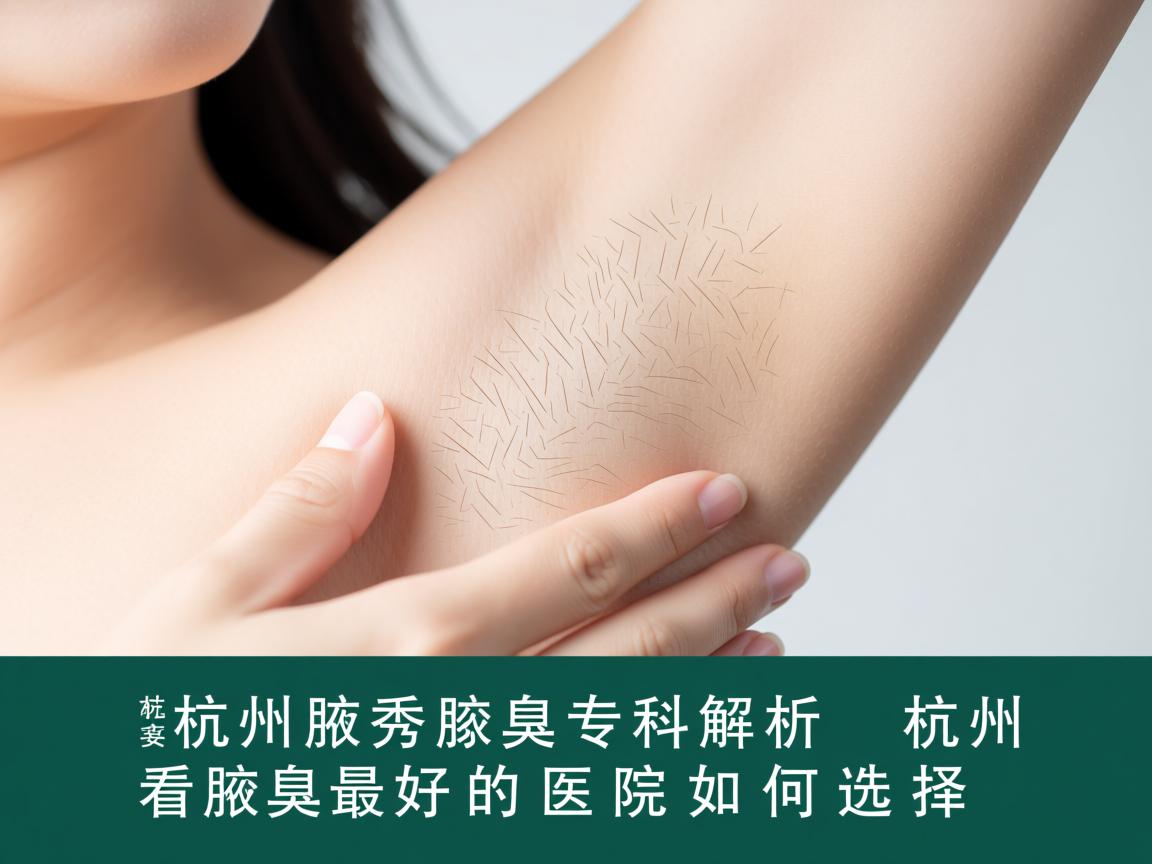 杭州腋秀腋臭专科解析，杭州看腋臭最好的医院如何选择