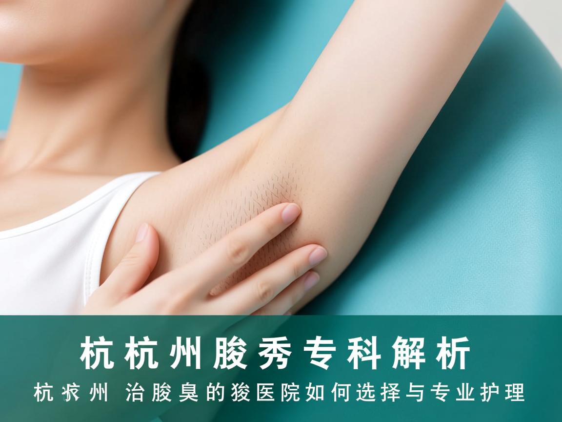 杭州腋秀专科解析,杭州治腋臭的医院如何选择与专业护理 杭州腋秀专科解析,杭州治腋臭的医院如何选择与专业护理