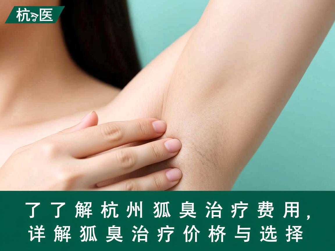 了解杭州狐臭治疗费用,详解狐臭治疗价格与选择 了解杭州狐臭治疗费用,详解狐臭治疗价格与选择