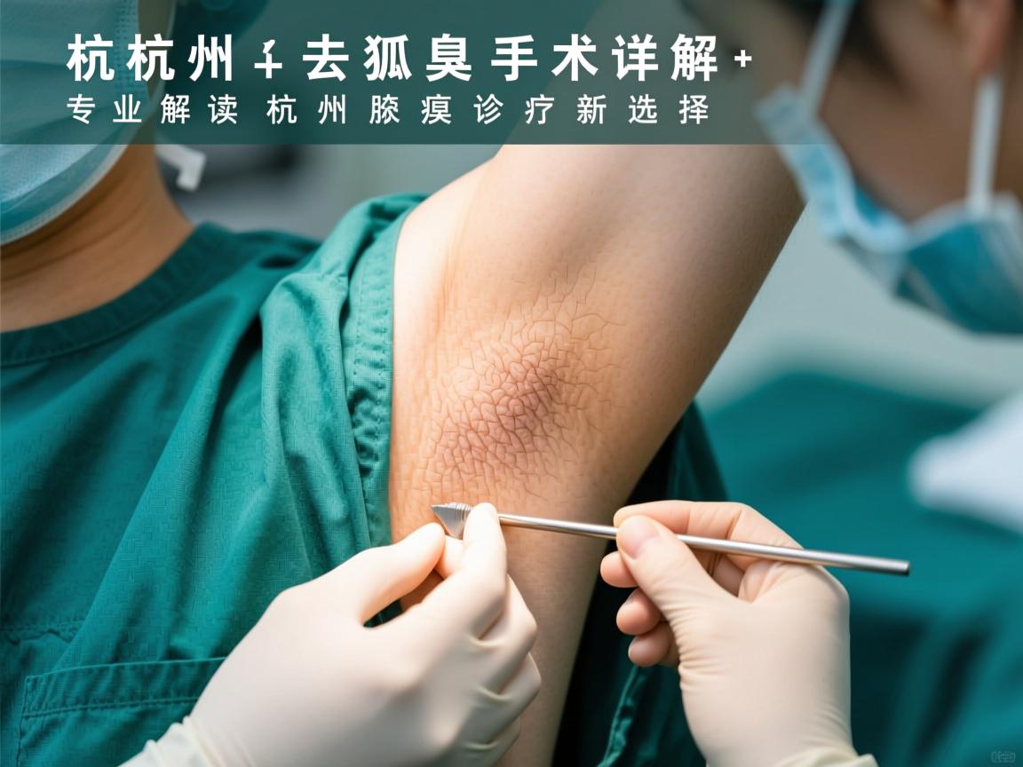 杭州去狐臭手术详解，专业解读杭州腋臭诊疗新选择