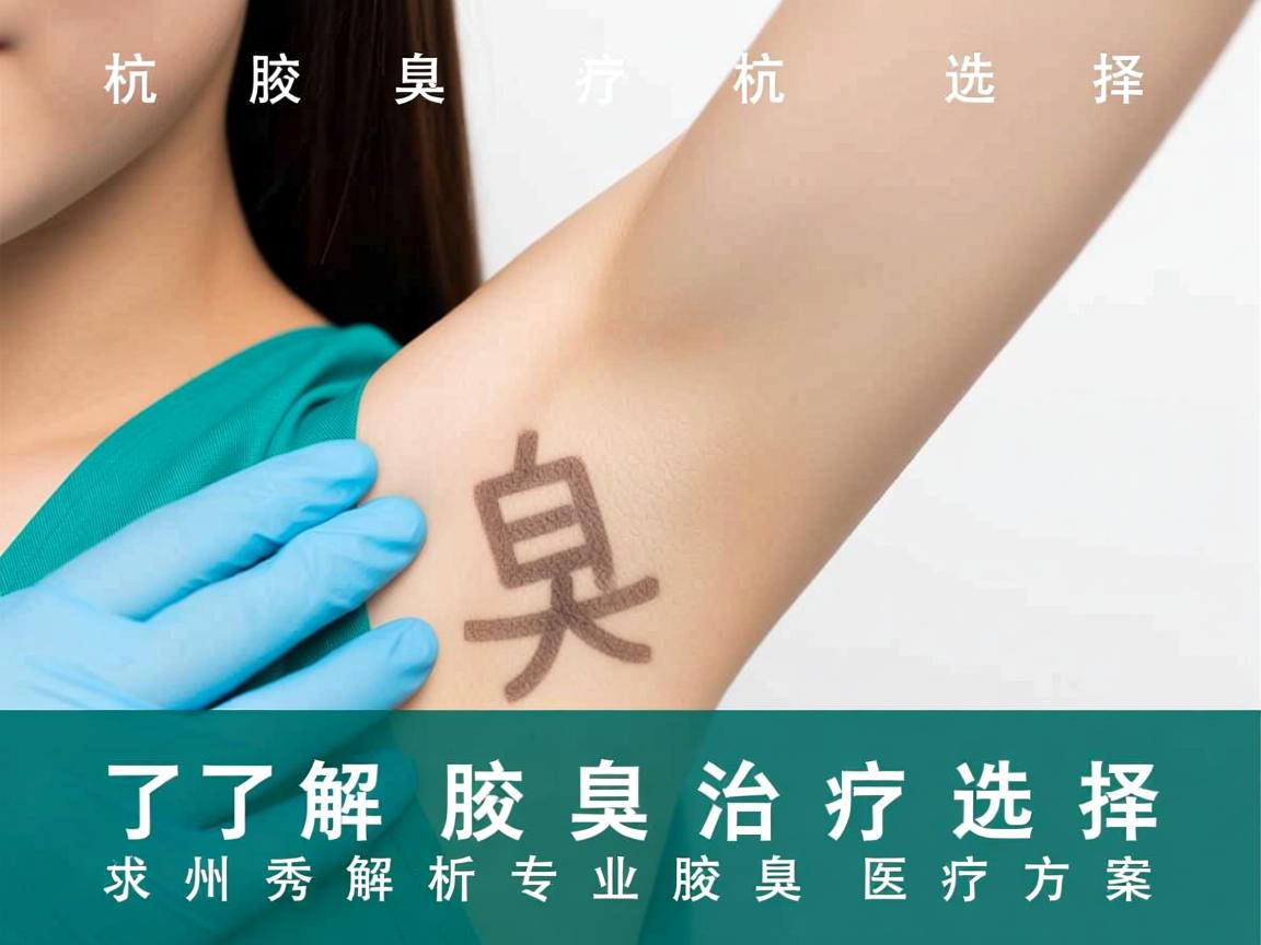 了解腋臭治疗选择 杭州腋秀解析专业腋臭医疗方案 了解腋臭治疗选择 杭州腋秀解析专业腋臭医疗方案
