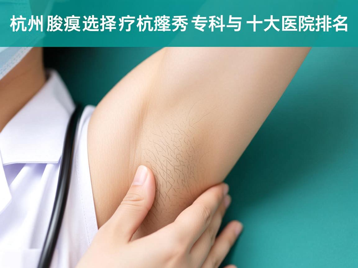 杭州腋臭诊疗选择指南,解析杭州腋秀专科与十大医院排名 杭州腋臭诊疗选择指南,解析杭州腋秀专科与十大医院排名