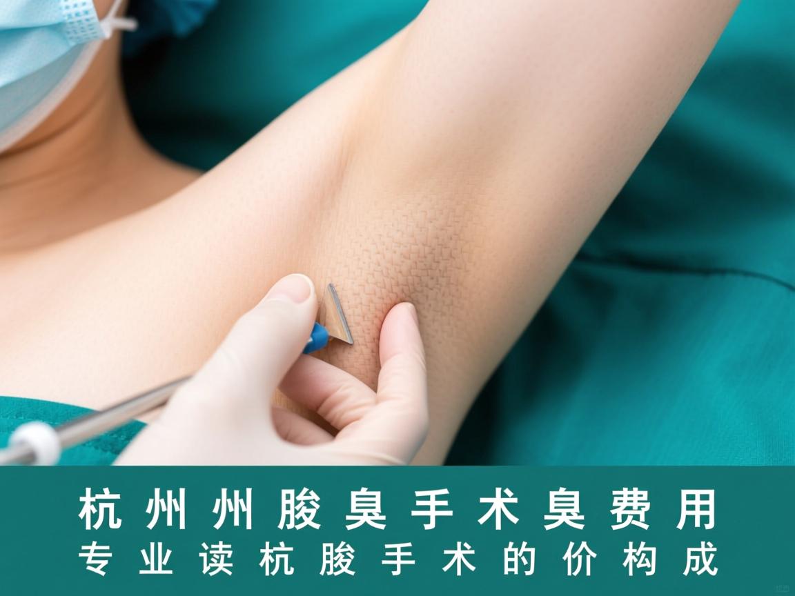 杭州腋臭手术费用解析，专业解读杭州腋臭手术的价格构成
