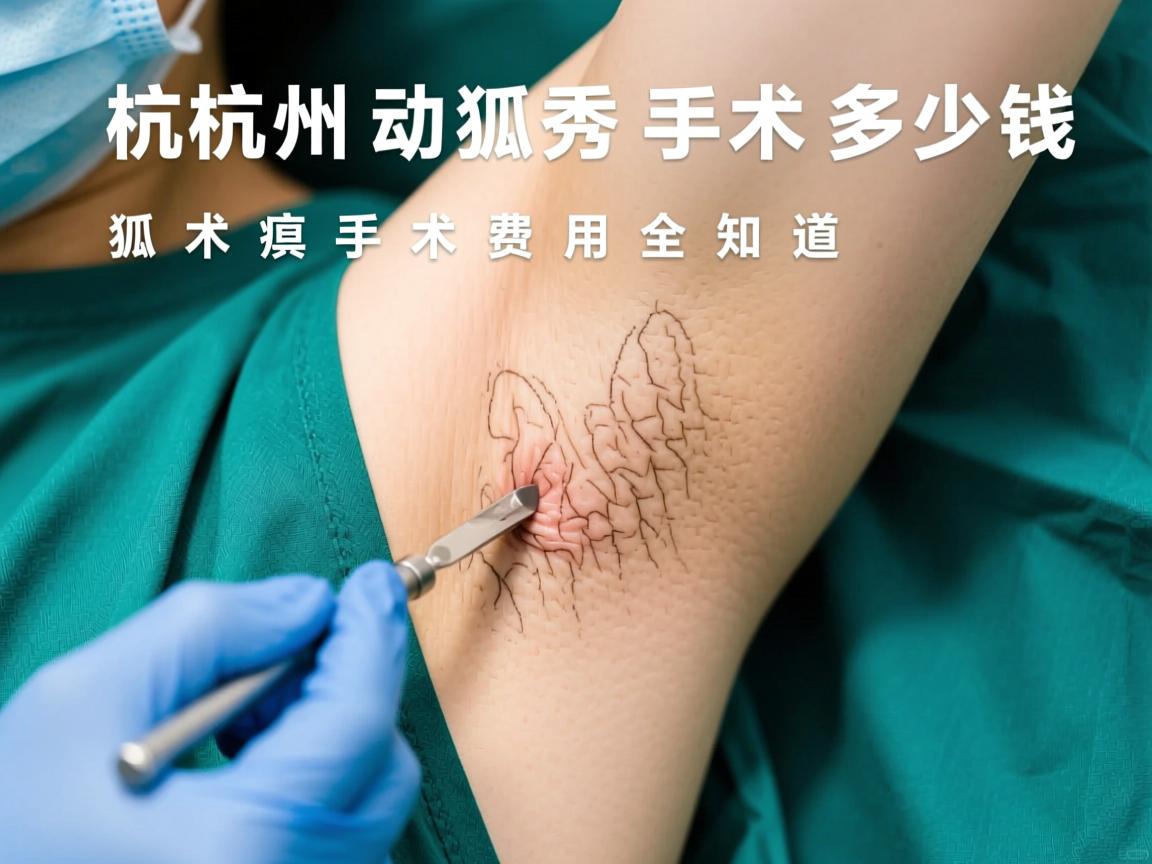 杭州腋秀解析，在杭州动狐臭手术多少钱，狐臭手术费用全知道