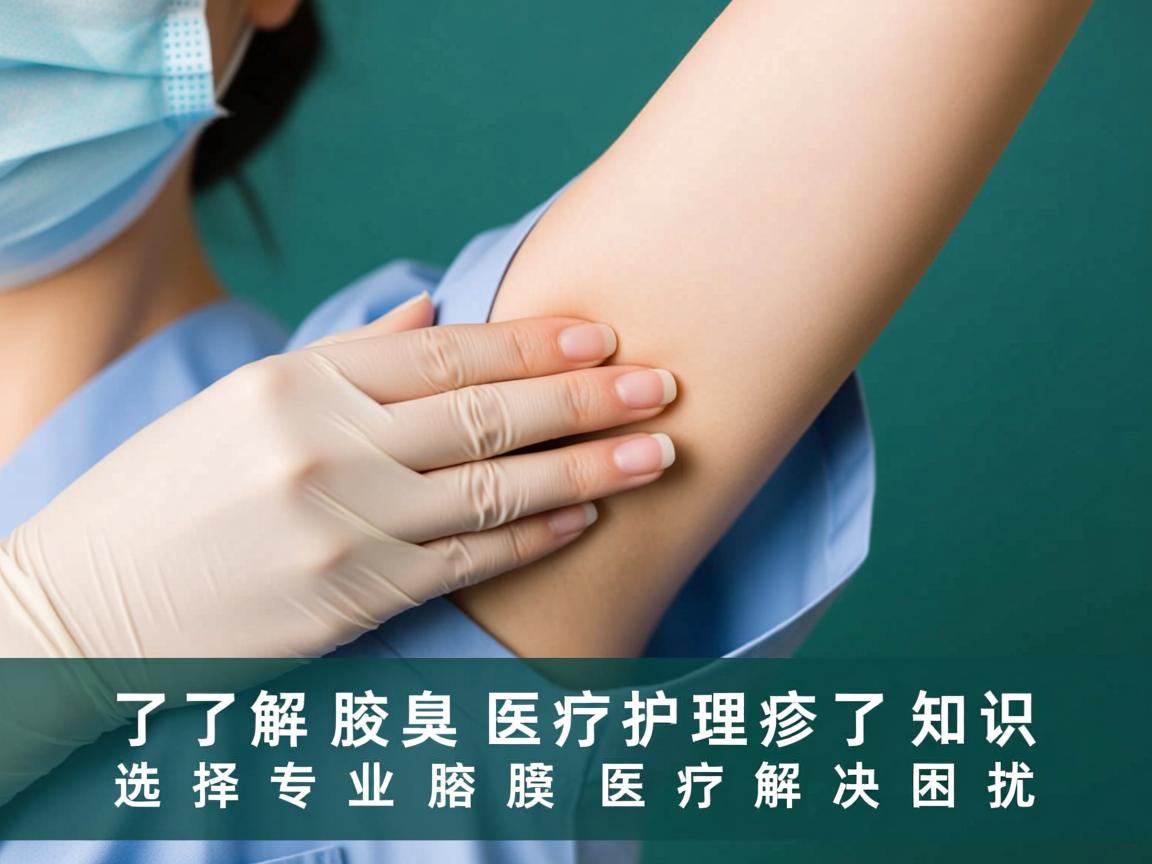 了解腋臭医疗护理知识，选择专业腋臭医疗解决困扰
