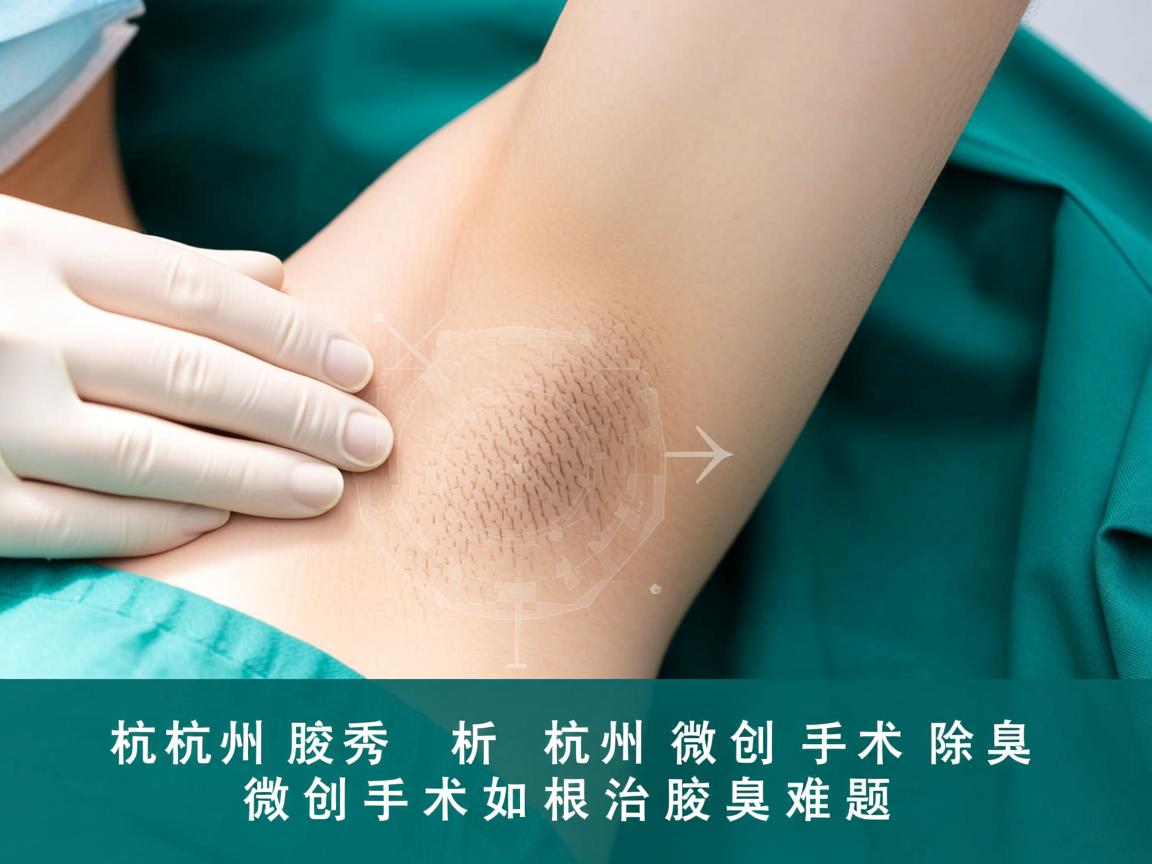 杭州腋秀解析，杭州微创手术除腋臭，微创手术如何根治腋臭难题
