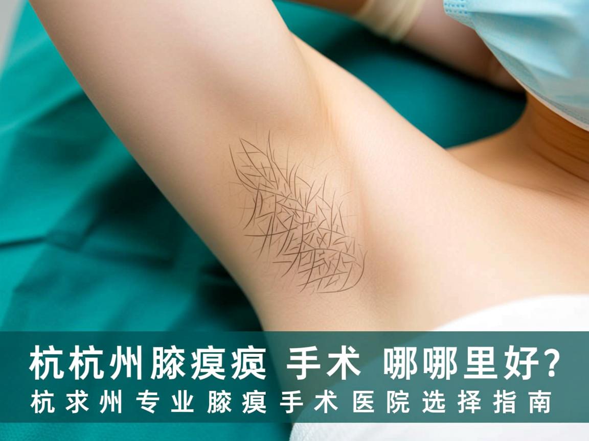 杭州腋臭手术哪里好？杭州专业腋臭手术医院选择指南