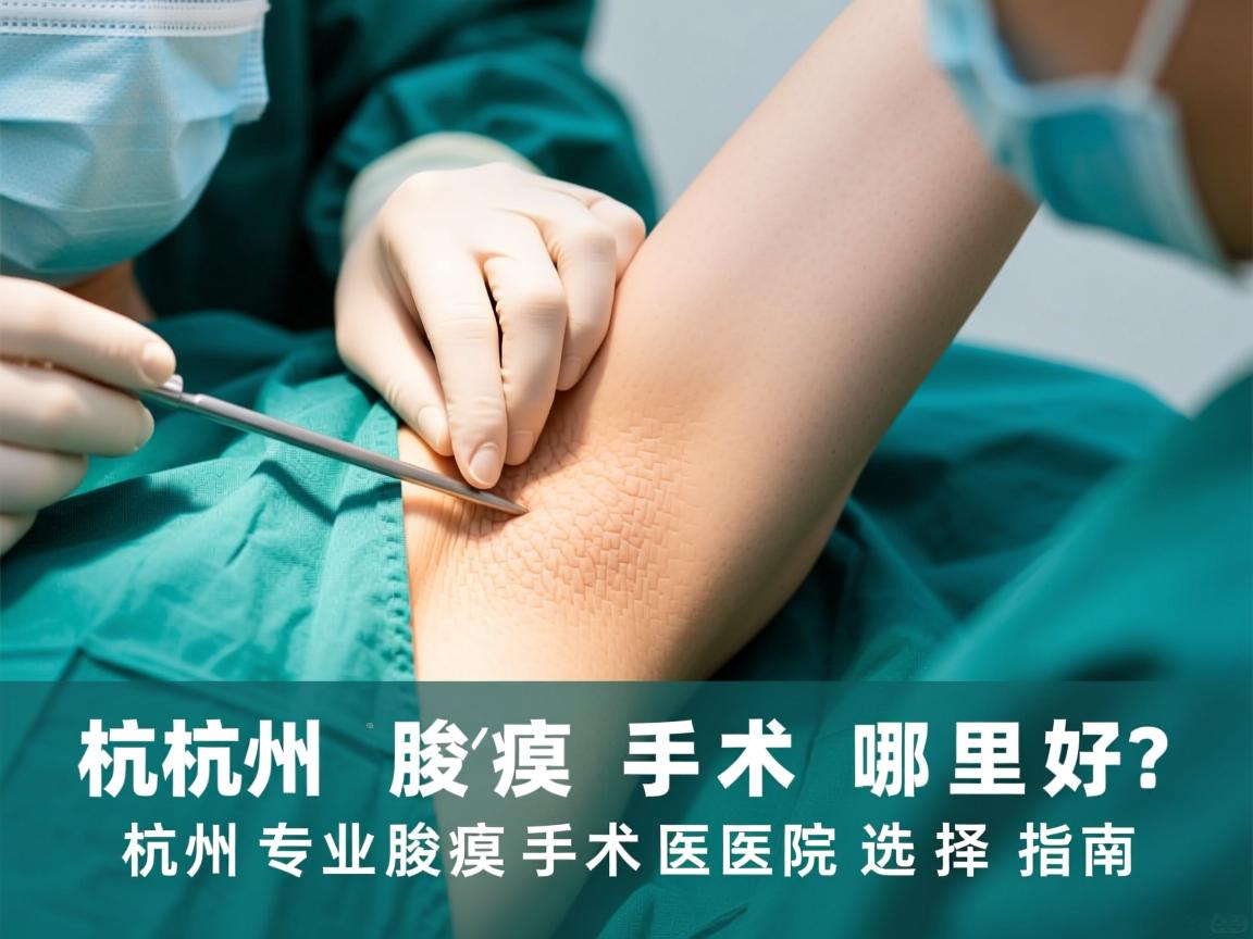 杭州腋臭手术哪里好？杭州专业腋臭手术医院选择指南