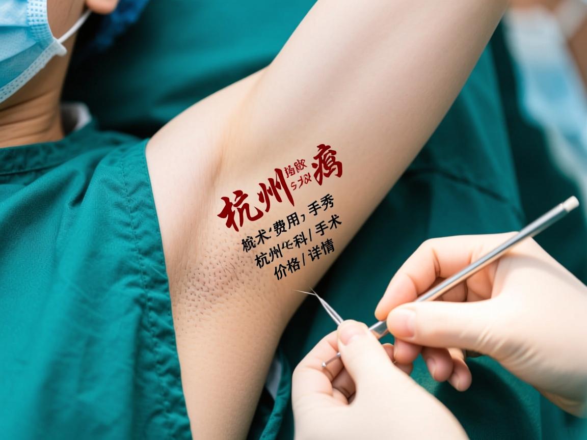 杭州腋臭手术费用解析，揭秘杭州腋秀专科手术价格详情