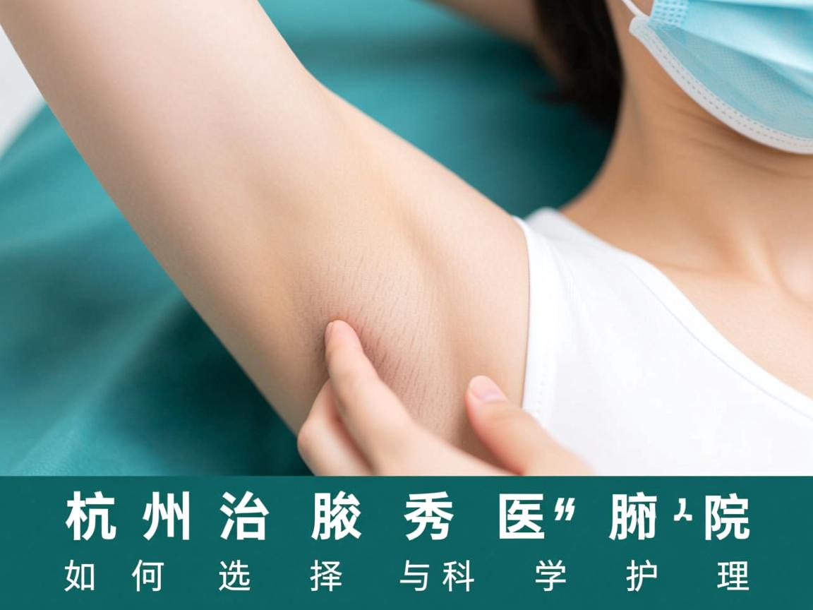 杭州腋秀解析，专业治腋臭医院如何选择与科学护理