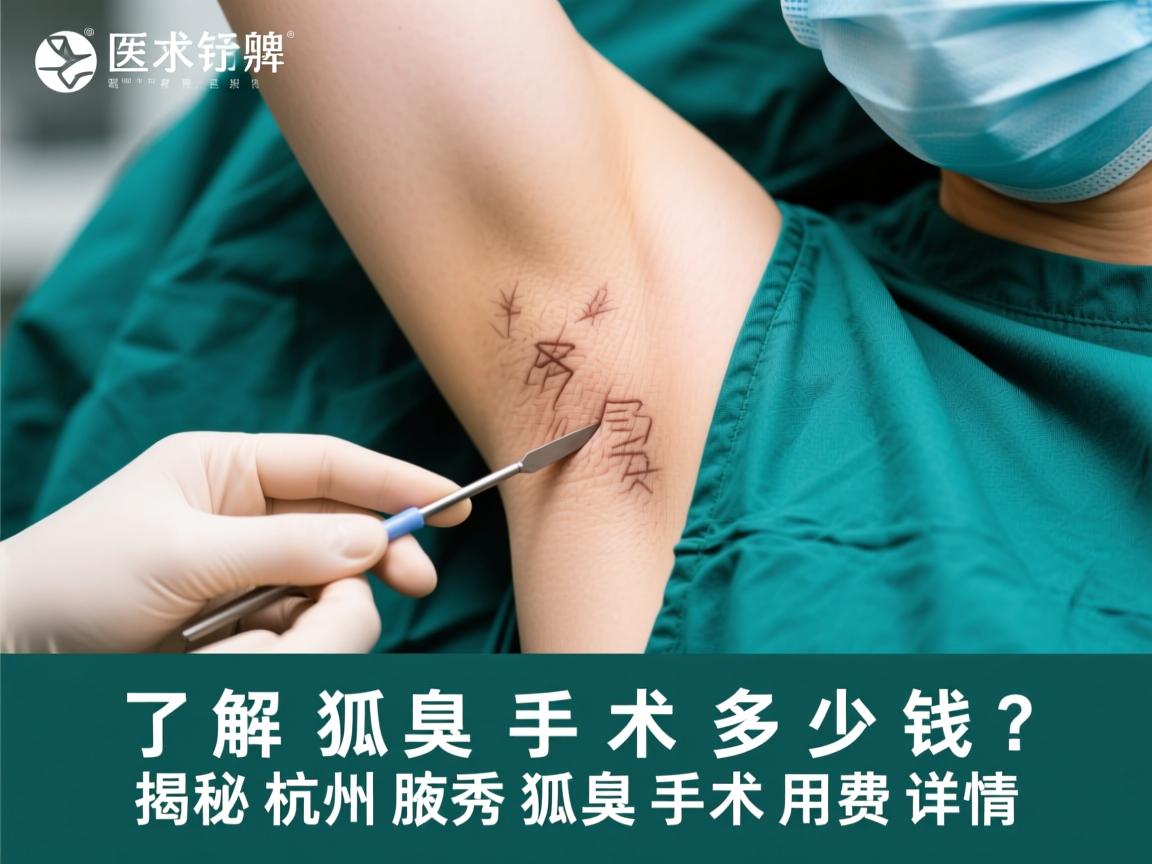 了解狐臭手术多少钱?揭秘杭州腋秀狐臭手术费用详情 了解狐臭手术多少钱?揭秘杭州腋秀狐臭手术费用详情
