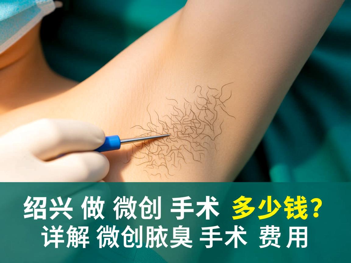 在绍兴做微创腋臭手术多少钱？详解微创腋臭手术费用