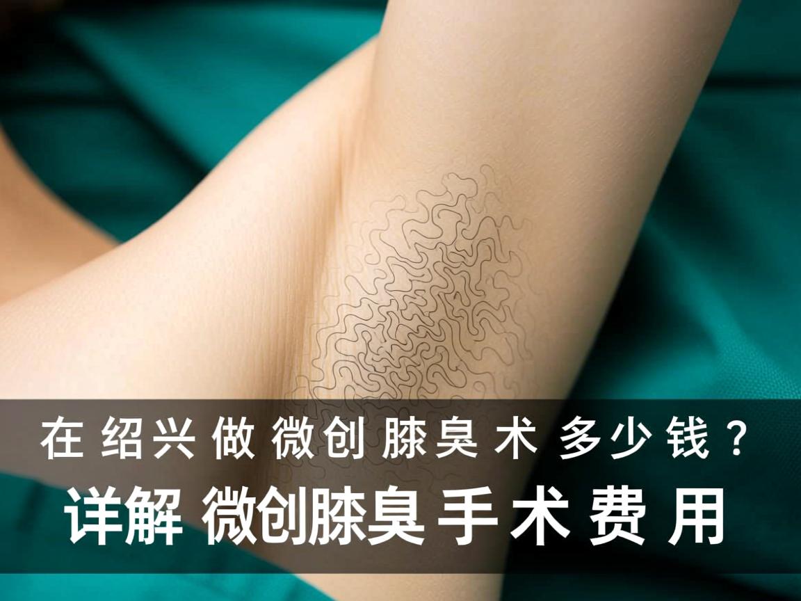 在绍兴做微创腋臭手术多少钱？详解微创腋臭手术费用