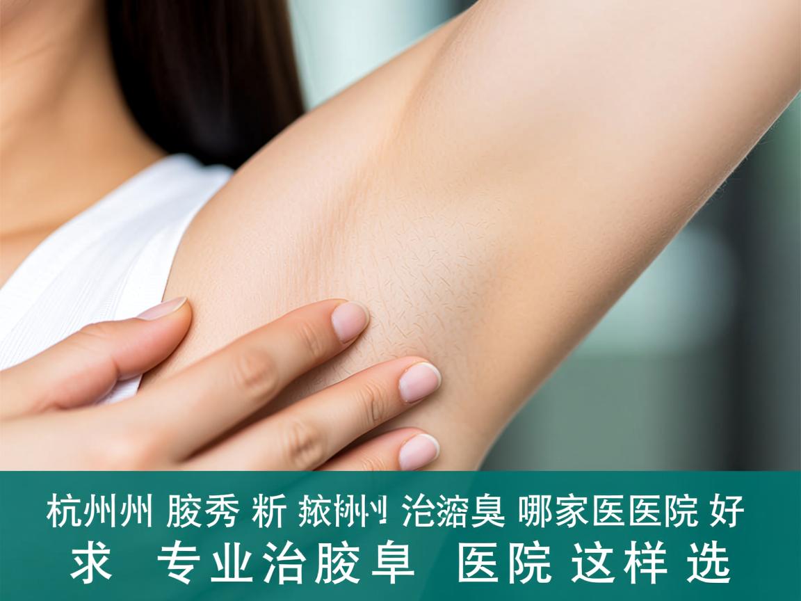 杭州腋秀解析，杭州治腋臭哪家医院好，专业治腋臭医院这样选