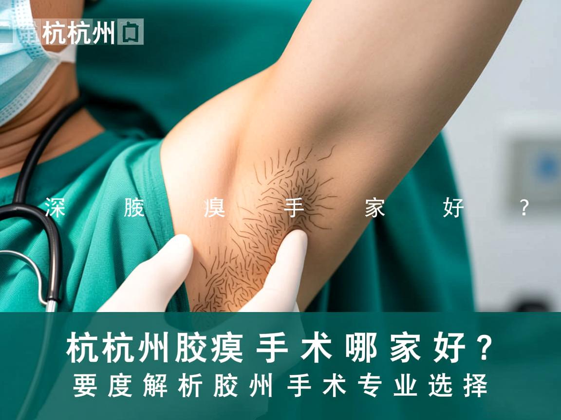 杭州腋臭手术哪家好？深度解析杭州腋臭手术专业选择